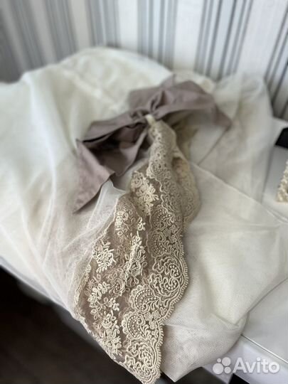 Бортики с балдахином на детскую кроватку