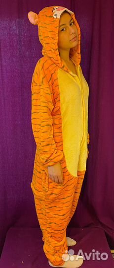 Кигуруми Тигруля для взрослых (размер 44-46)