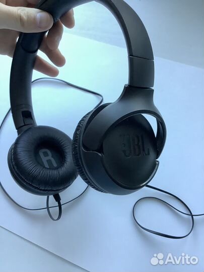 Проводная гарнитура JBL Tune 500 черная