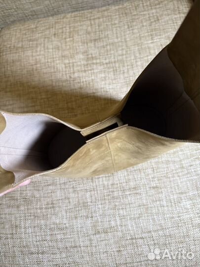 Сумка askent хобо нубук