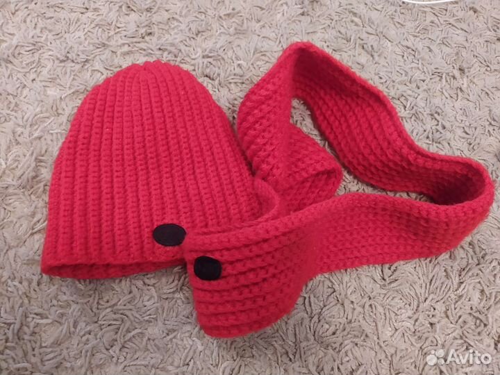 Комплект шапка и снуд детский