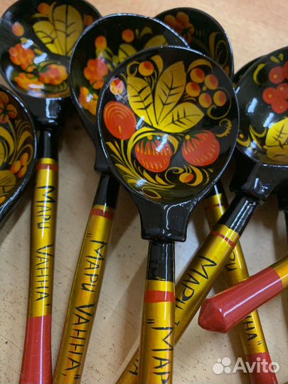 Деревянные ложки хохлома