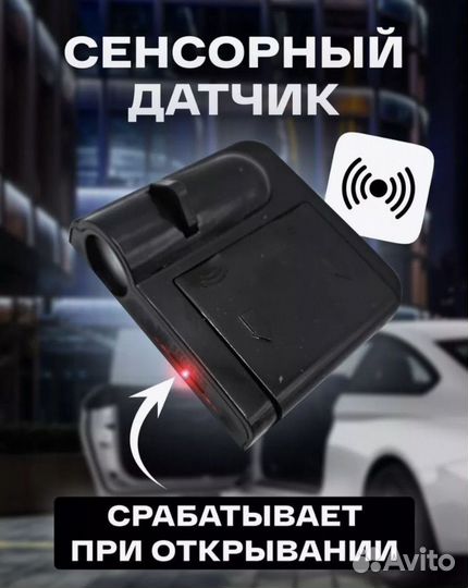 Проекция логотипа авто в двери 2 шт taxi