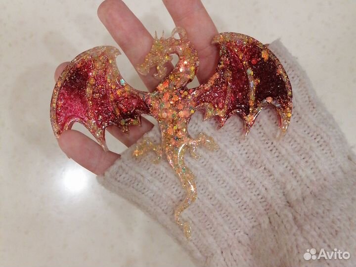 Елочная игрушка дракон