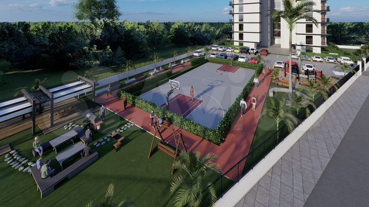 1-к. квартира, 45 м² (Турция)