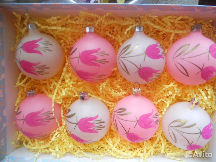 Набор елочных шаров гдр