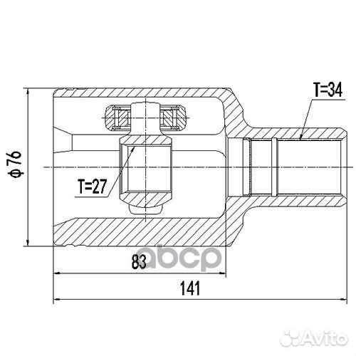 Шрус MB E-class 212/S-class 221 4 matic 2004-20
