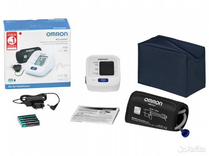 Тонометр Omron M2 Comfort (alru) с адаптером