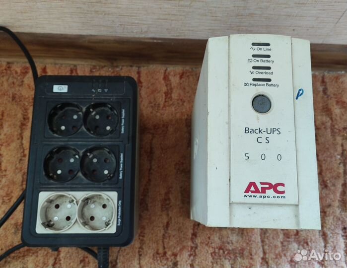 Ибп APC Back-UPS CS 500 бесперебойник