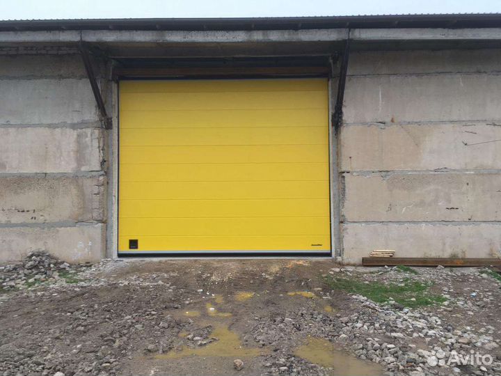 Ворота секционные промышленные 5200*5670