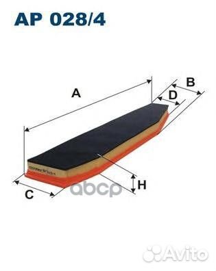 Фильтр воздушный AP0284 Filtron
