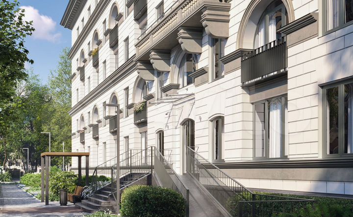 4-к. квартира, 91,9 м², 6/6 эт.