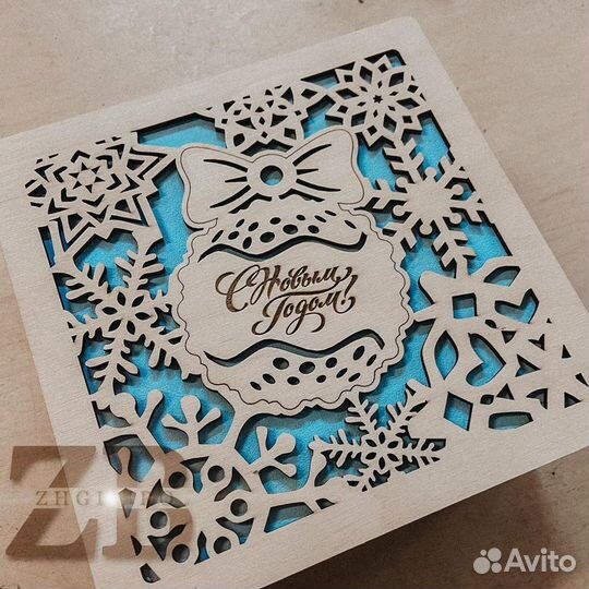 Подарочная коробка «Новогодняя»