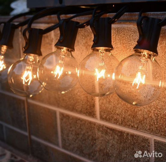 Ретро гирлянды уличные