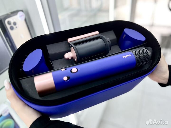 Стайлер Dyson Airwrap Complete Long HS05 Vinca Blu