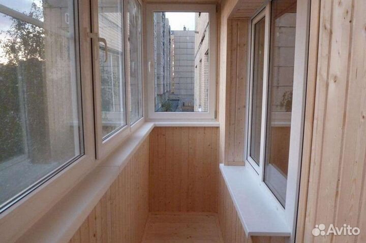 Обшивка балконов и лоджий