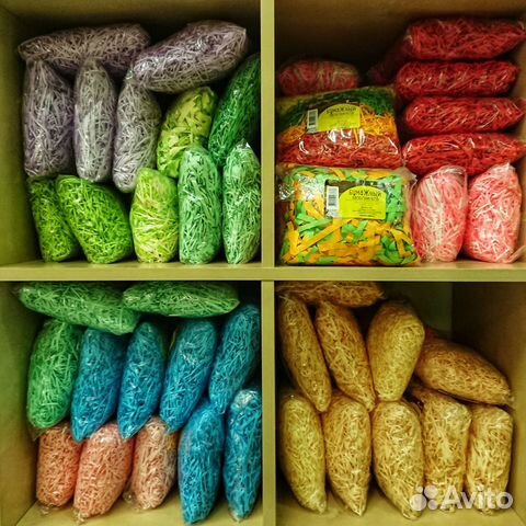 Бумажный наполнитель для подарков