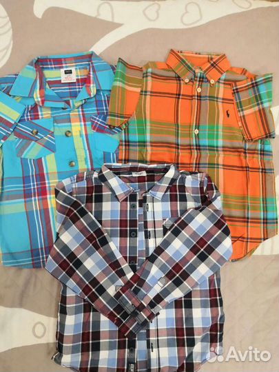 Рубашки на мальчика р-р 98