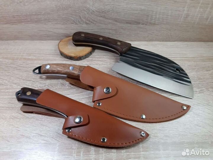 Комплект Сербский Нож Топор Тяпка