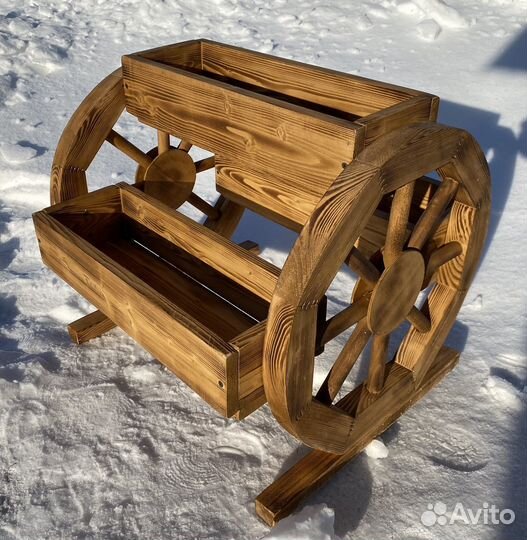 Клумба цветник (обжиг, пропитка)