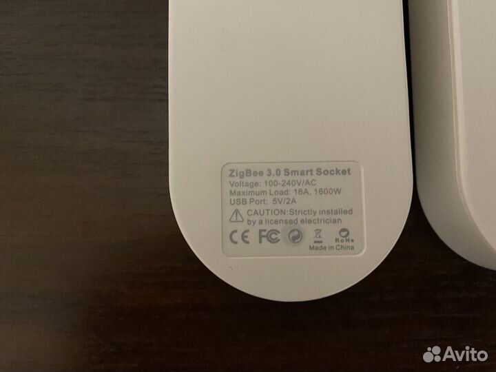 Zigbee умная розетка Moes EU с 2 USB