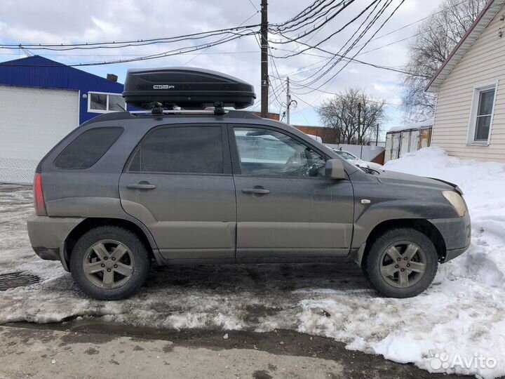 Бокс на крышу киа спортейдж (бокс KIA sportage)