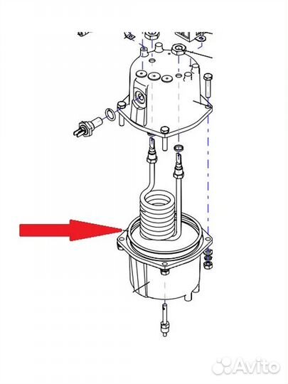 Прокладка бойлера для кофемашин Unicum