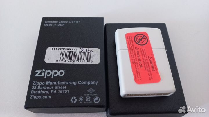 Зажигалка zippo penguin love