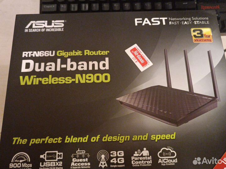 Роутер asus rt-n66y dual band wireless-n900