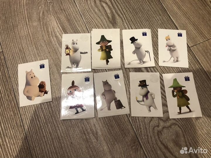 Наклейки муми moomin тролли стикеры лента