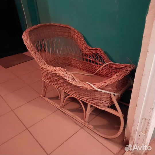 Плетеные санки