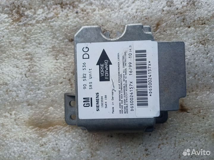 Блок airbag srs Opel Zafira (A) 2001 90582536