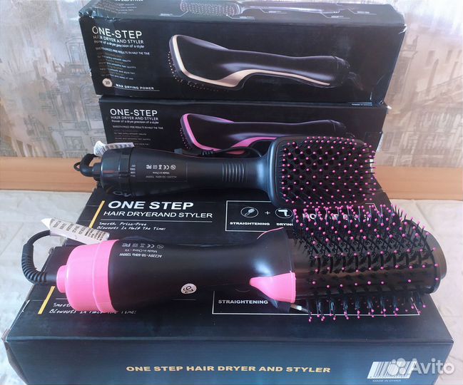 Фен щётка стайлер для волос выпрямитель NEW