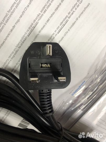 Кабель питания с Английской вилкой 1.8м