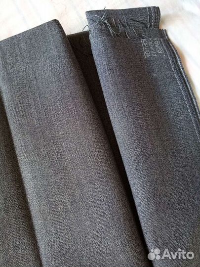 Ткань, отрез, полушерсть