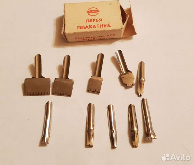 Перья плакатные 10 штуе