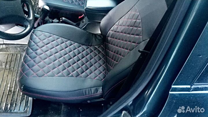 Чехлы на сиденья Приора Ваз 2110 Ромб Новые