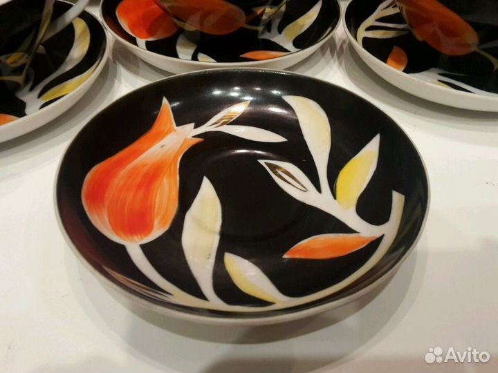 Чайный сервиз на 6 персон, Дулево