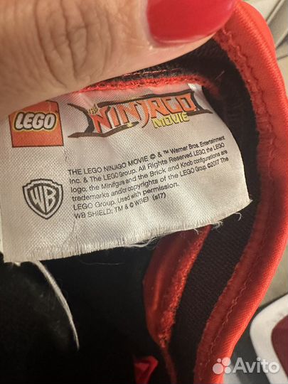 Костюм lego Ниндзяго красный