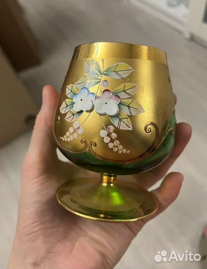 Коньячные бокалы винтажные 6 шт