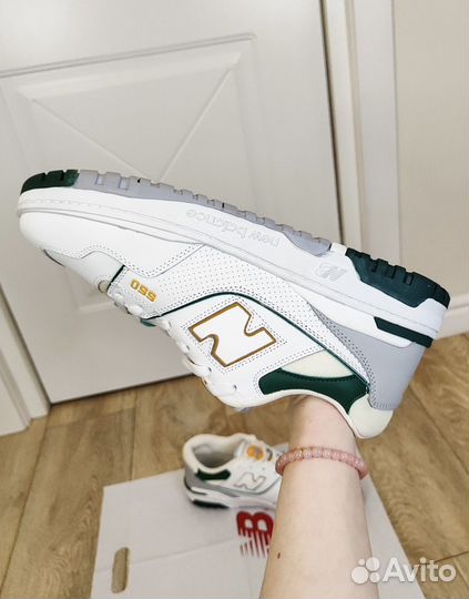 New balance гиганты кроссовки натуральная кожа