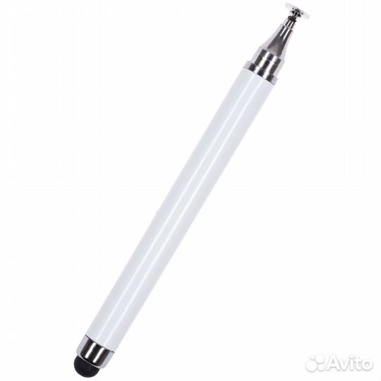Стилус Zibelino универсальный 2в1 белый #377606