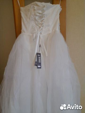 Платье свадебное новое оазмер 44-46