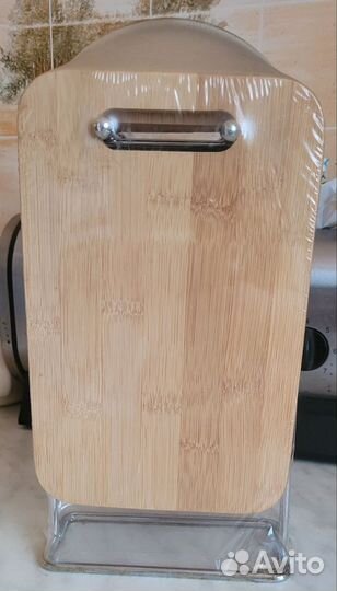 Набор 4 досок деревянных разделочных