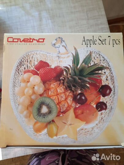 Салатник и 6 маленьких салатниц