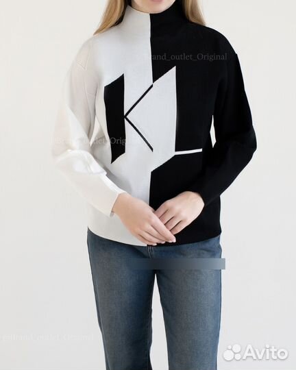 S-L Новый свитер Karl lagerfeld оригинал