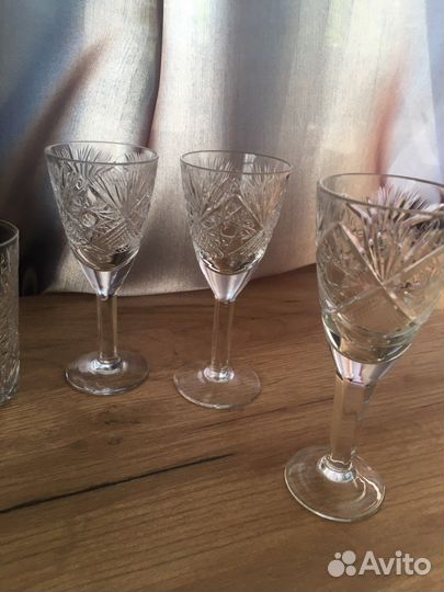 Хрустальные рюмки СССР