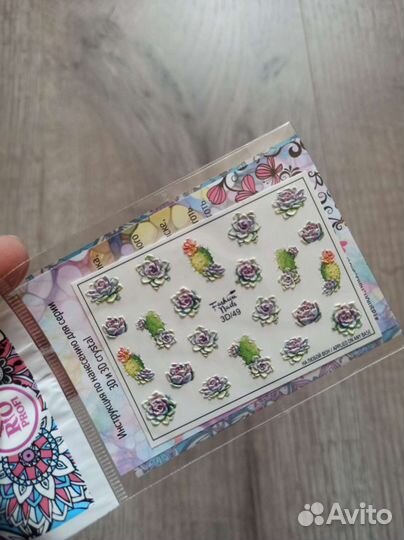 Слайдеры для маникюра 3D дизайн