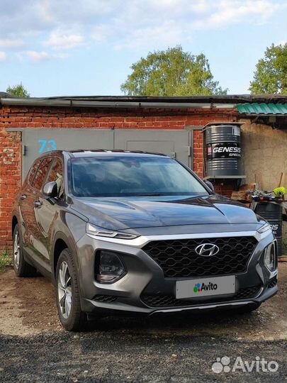 Hyundai Santa Fe 2.0 AT, 2018, 80 694 км