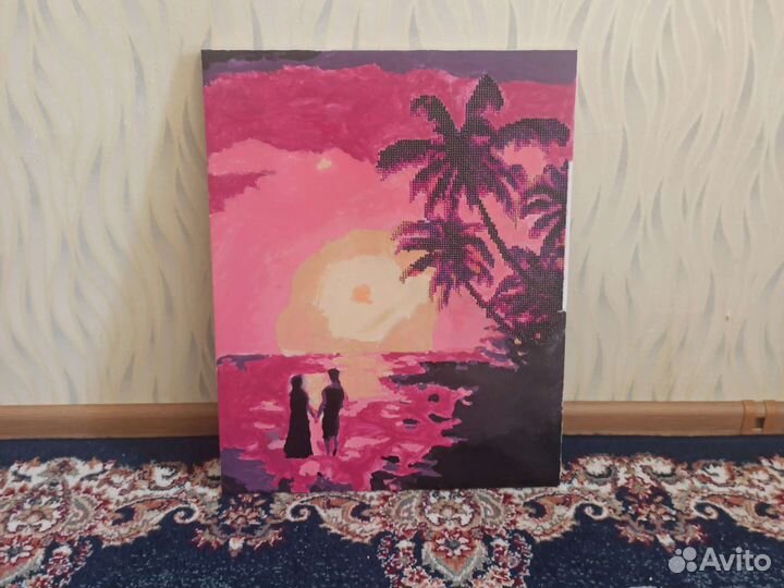Картина акрилом на холсте